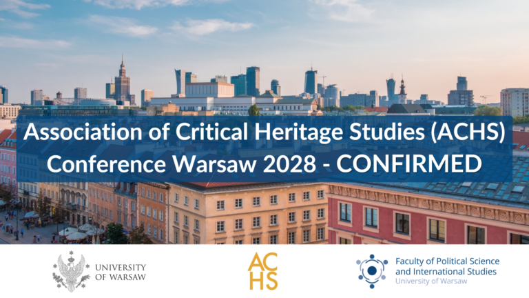 conference-Association-of-Critical-Heritage-Studies-ACHS-warsaw-2028